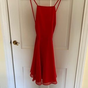 Red holiday dress